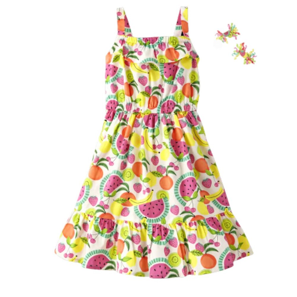 Gymboree Girls Watermelon Dress Hair Clips Size 4T 5T  8 NEW